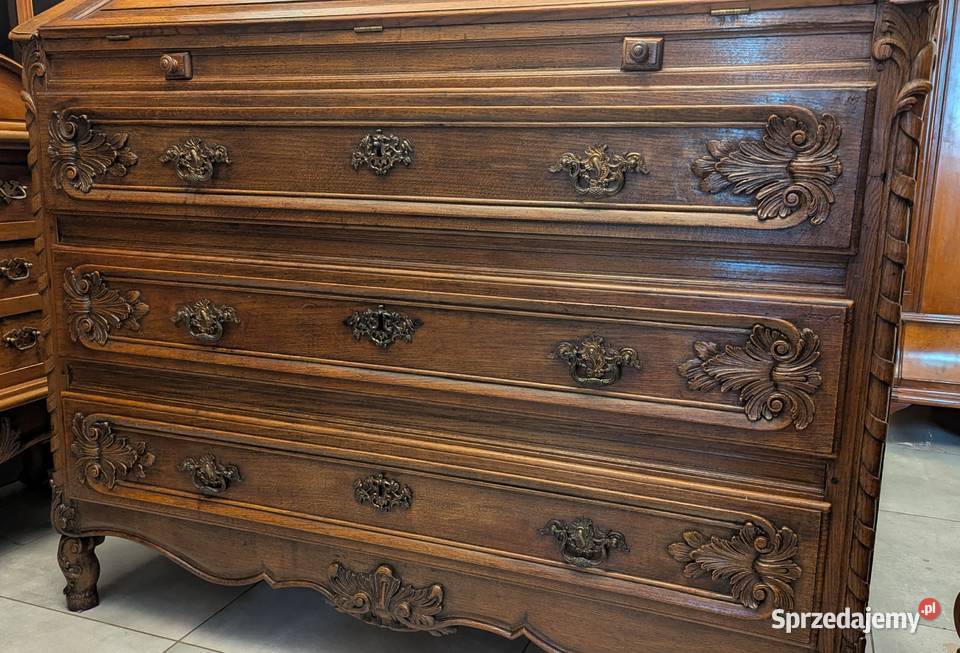 potęzny wspaniały dębowy sekretarzyksklep Dąbrowa Górnicza