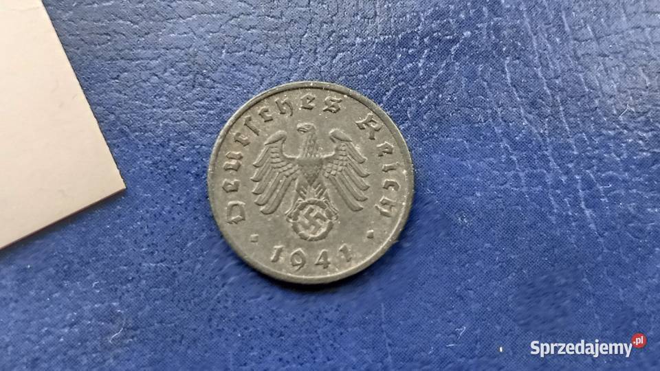 Stare monety 1 pfennig 1941 A NIemcy Lesko