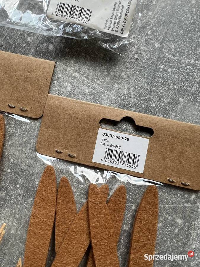 Zestaw 3x3 ozdobne króliki zające na taśmę Pozostałe Jasło