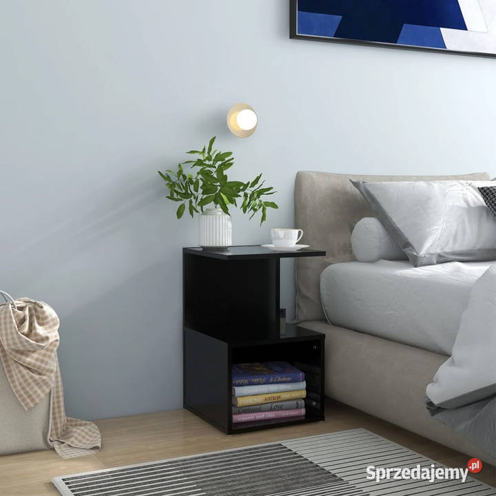 Szafki nocne 2 czarne 35x35x55 WM806349 Warszawa