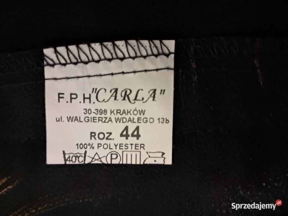 Spódnica czarna w beżowe wzory 44 do sprzedania czarny małopolskie Kraków