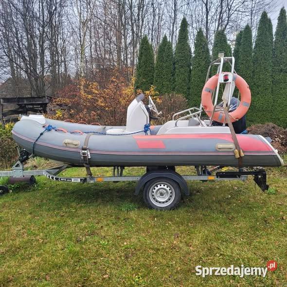 Ponton RIB 390 C z silnikiem i przyczepą Kielce