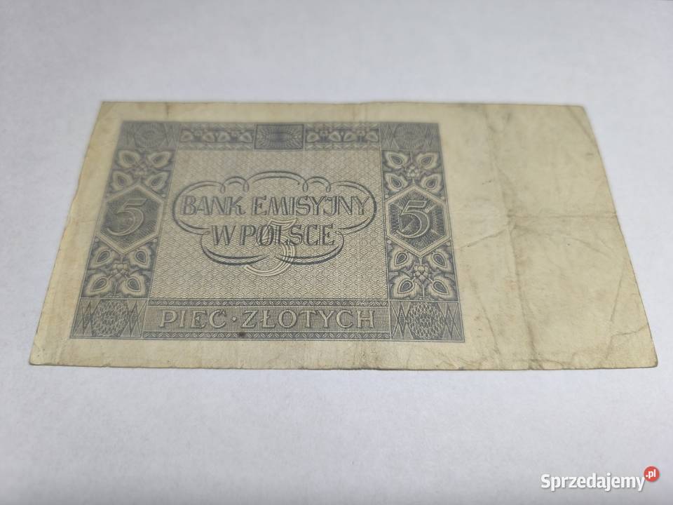 Banknot 5 1941 seria AF Otwock