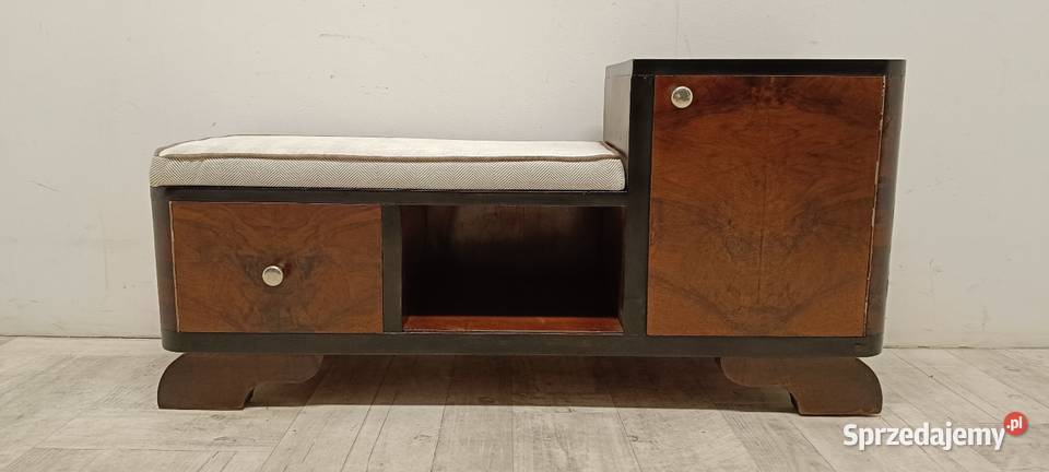 stara szafka na buty drewniana siedzisko pufa do Radomsko sprzedam