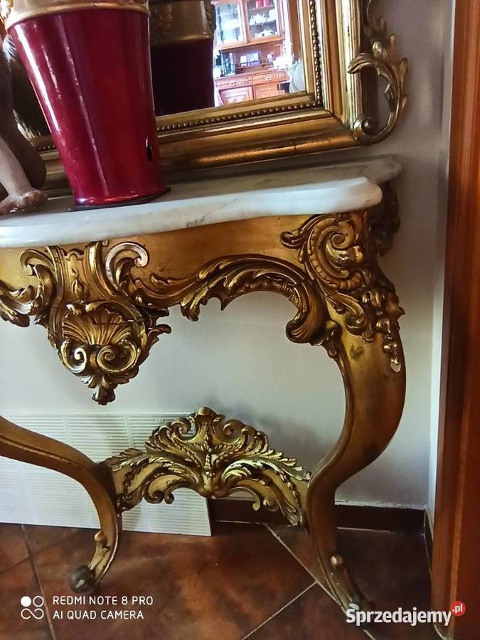 Lustro z konsolą barok Gdańsk