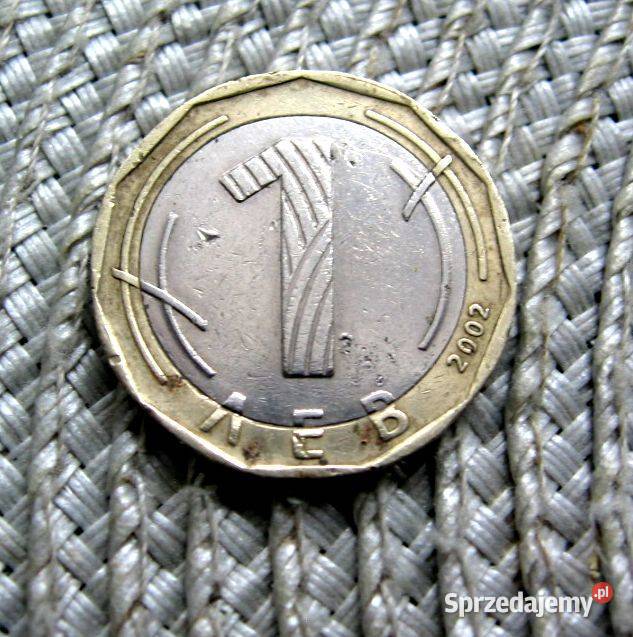 Bułgaria 1 Lew 2002r Numizmatyka Kalisz