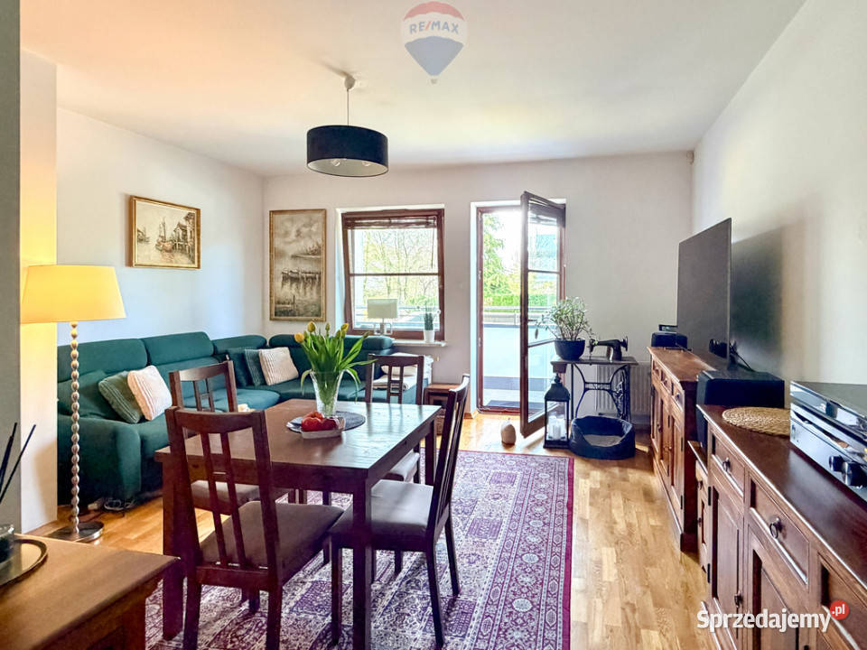 Klimatyczne duży balkon terenów zielonych Warszawa