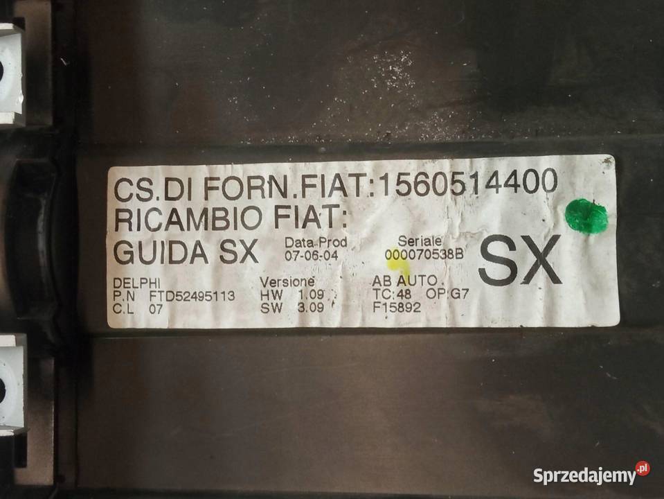 PANEL NAWIEWU 1560514400 Alfa Romeo 156 I