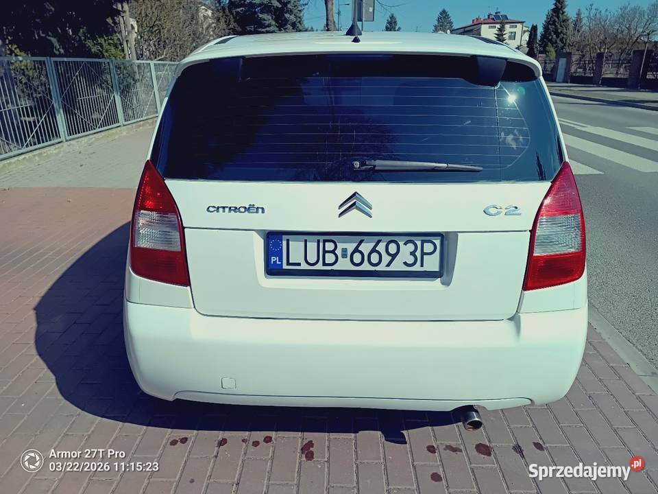 Citroen C2 VTR 2008r 14 benzyna 177000 biały Parczew