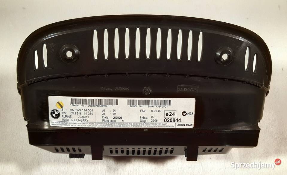 MONITOR WYŚWIETLACZ NAWIGACJI BMW E60 E61 E90 dolnośląskie Mielęcin