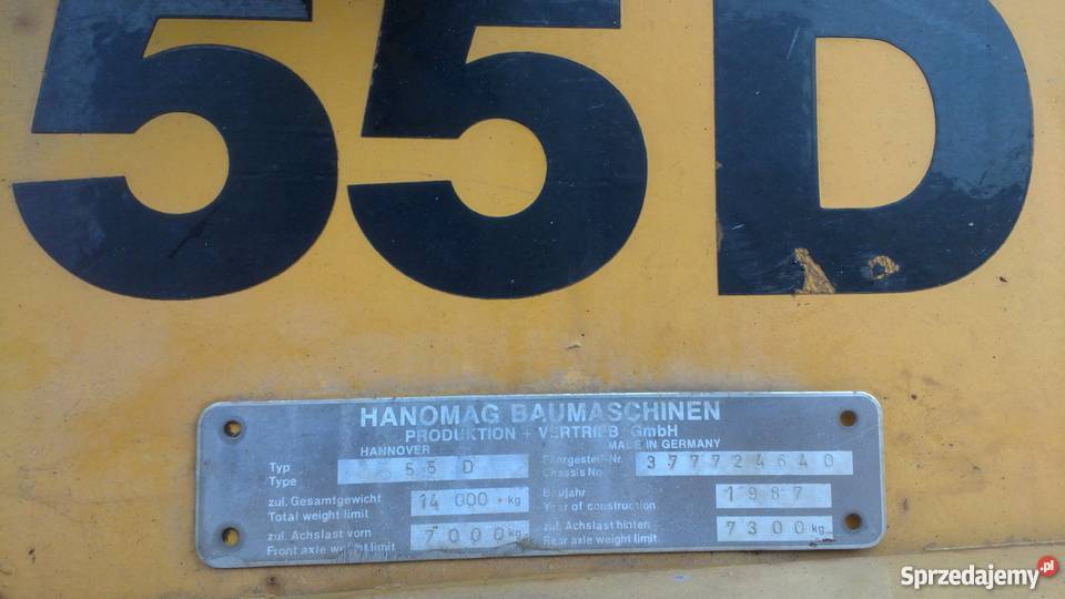 ładowarka hanomag d55 raty 05zamianadowóz Probostwo Górne sprzedam