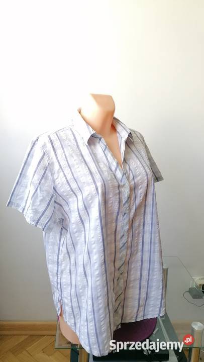 KOSZULA DAMSKA CASUAL W PASY RUK 22EUR 4850 Łódź