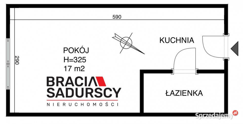 sprzedaży mieszkania 17m2 1 pokojowe Kraków