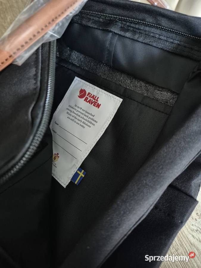 Plecak Kanken 16L czarny NOWY z metką miejski Swarzędz sprzedam