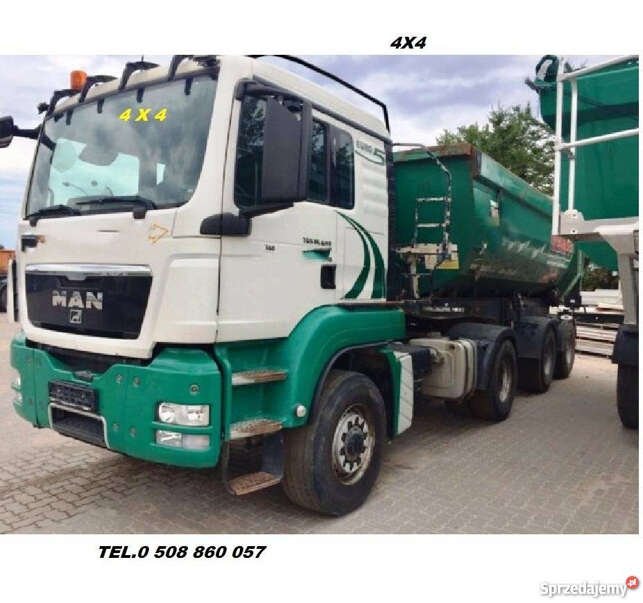 CIAGNIK 4x4 MAN TGX 18.480 + NACZEPA WYWROTKA