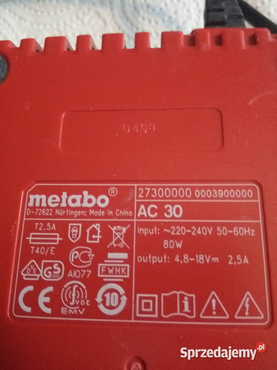 Sprzedam sprzęt Metabo Wiertarki i wkrętarki Wojnicz