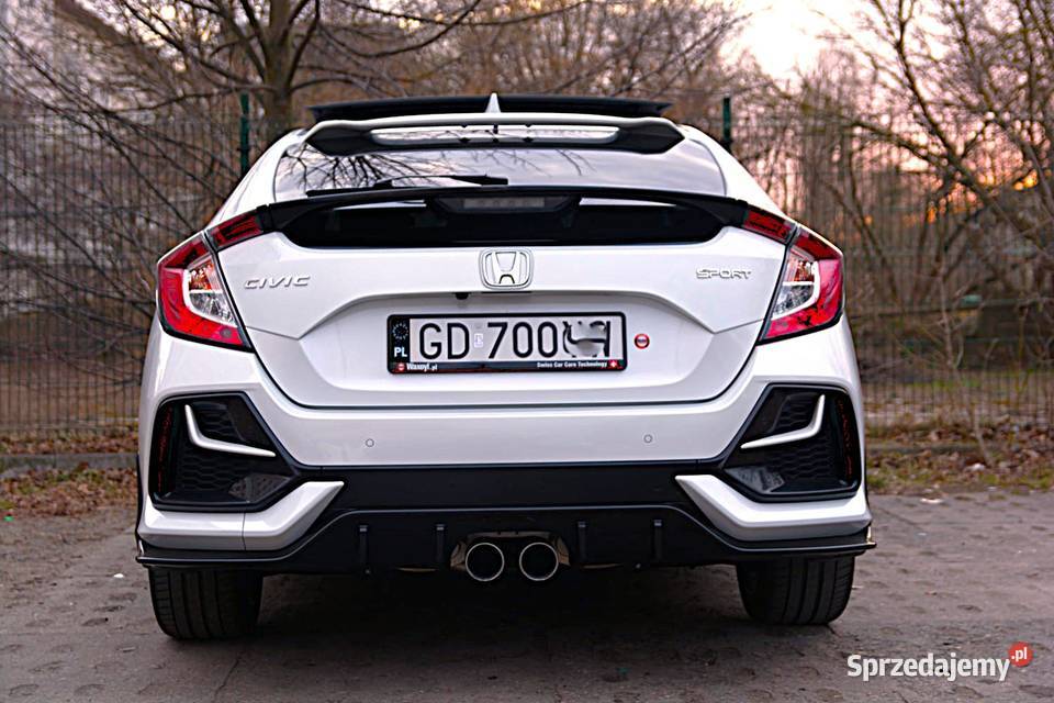 Honda Civic X 15 T 2021r ASO 100 BEZWYPADKOWY Gdańsk