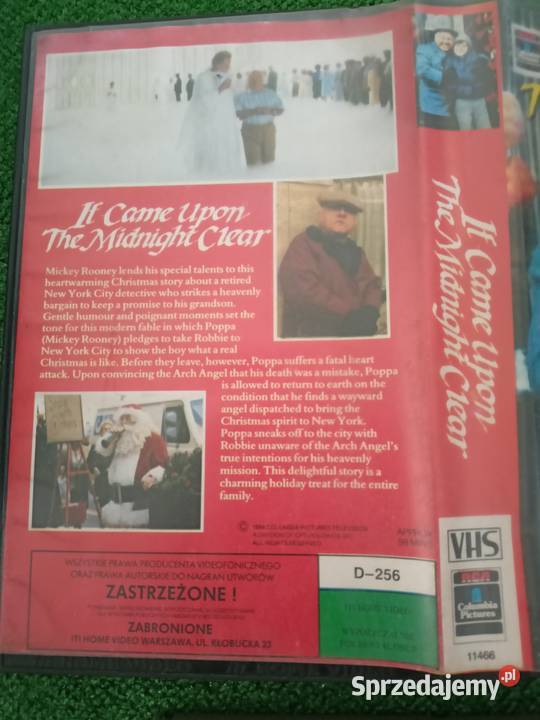 kaseta VHS z filmem It Came Upon the Midnight podkarpackie Rzeszów