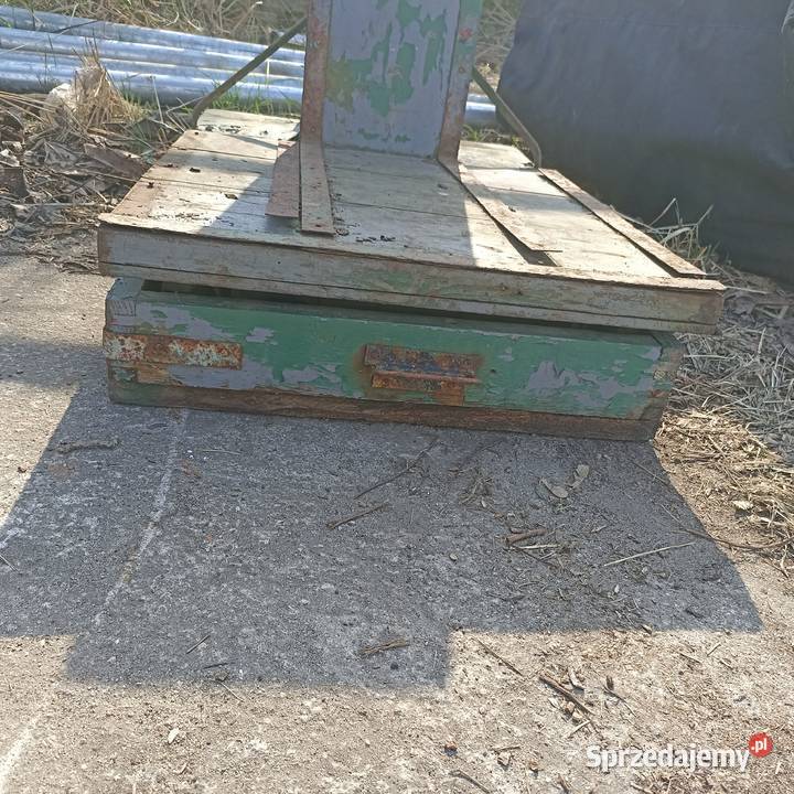 Stara oryginalna waga towarowa odważnikowa Szczecin sprzedam