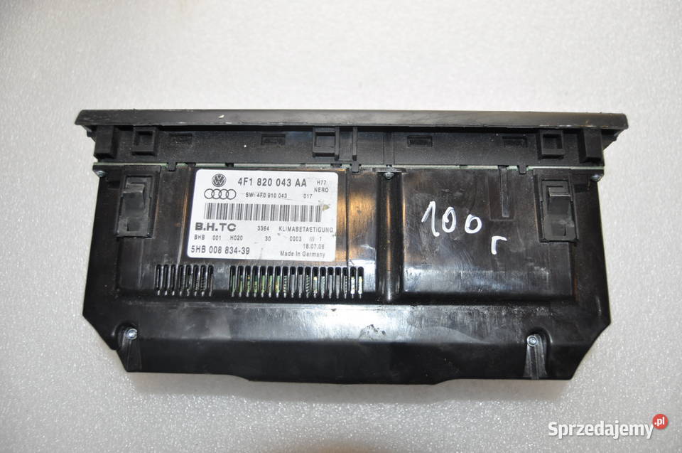AUDI A6 C6 4F Panel Sterowania Nawiewu Sierakowice