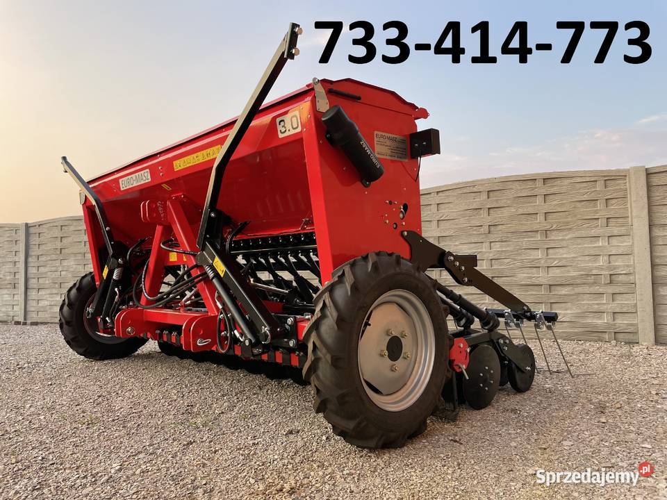 Siewnik Zbożowy Dwutalerzowy EuroMasz Euromasz Sadzenie/siewniki