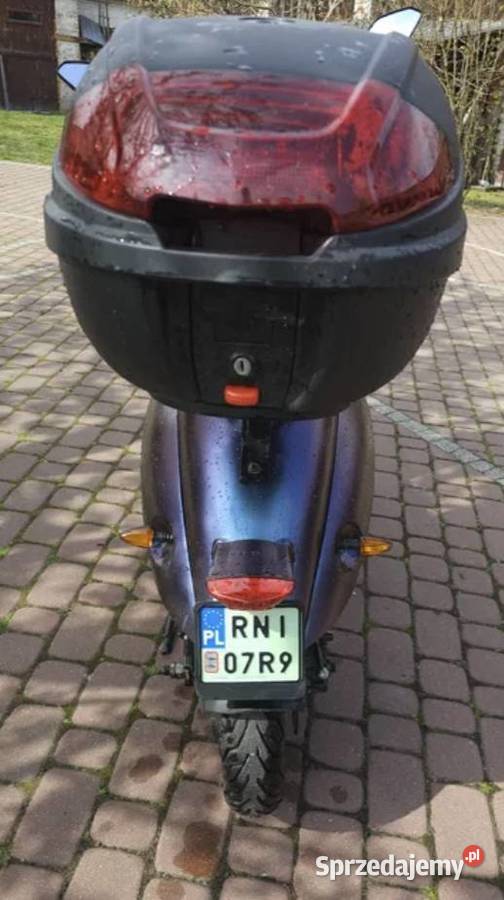 Skuter elektryczny 12kW AM 6kWh 250 zasiegu tuning Bieliny sprzedam