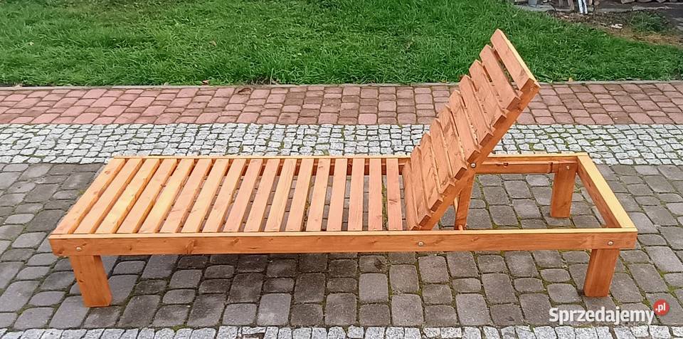Leżak drewniany