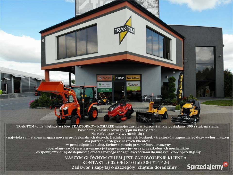Traktor komunalny z pługiem do odśnieżania Kobiele Wielkie sprzedam