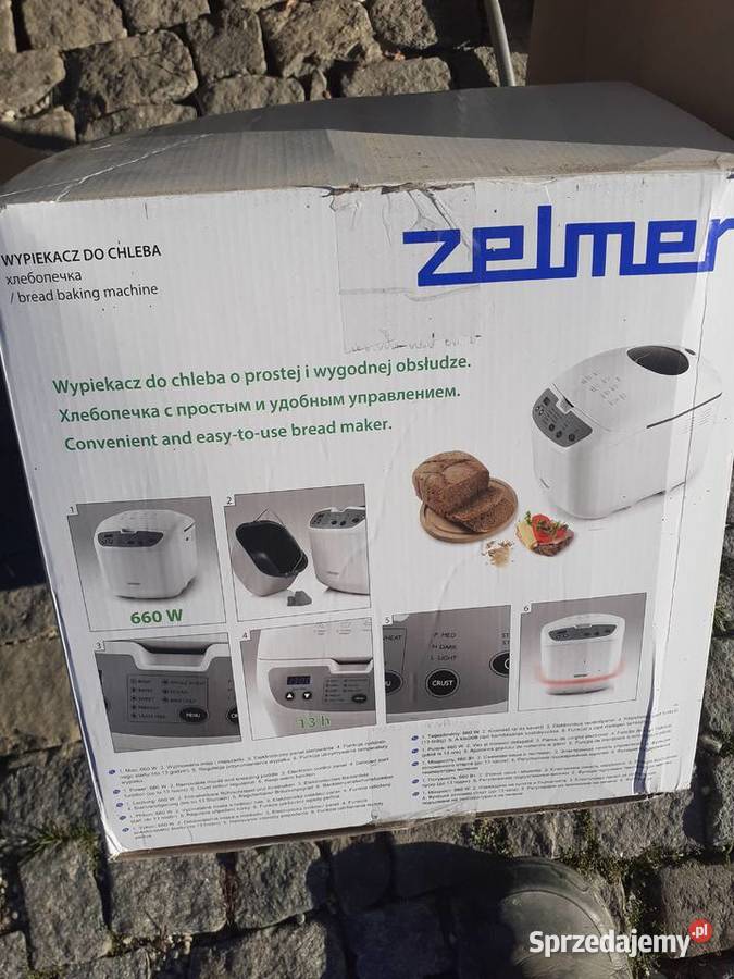 Wypiekacz do chleba ZBM0900 ZELMER 600WAT AGD drobne Jarnołtówek