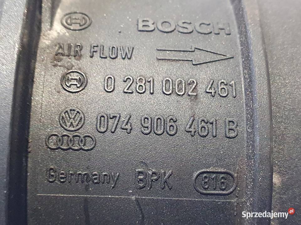 PRZEPŁYWOMIERZ VW Passat B6 20 TDI 0281002461 osobowe Chełm