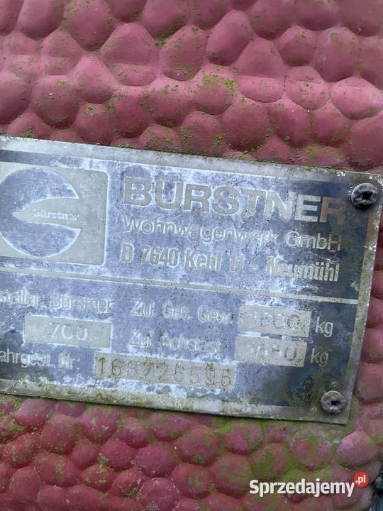 Przyczepa campingowa Burstner 700 Pławna Dolna