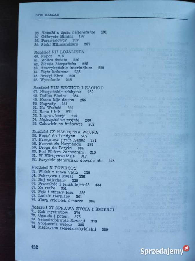 Carlos Baker Ernest Hemingwa Kielce sprzedam