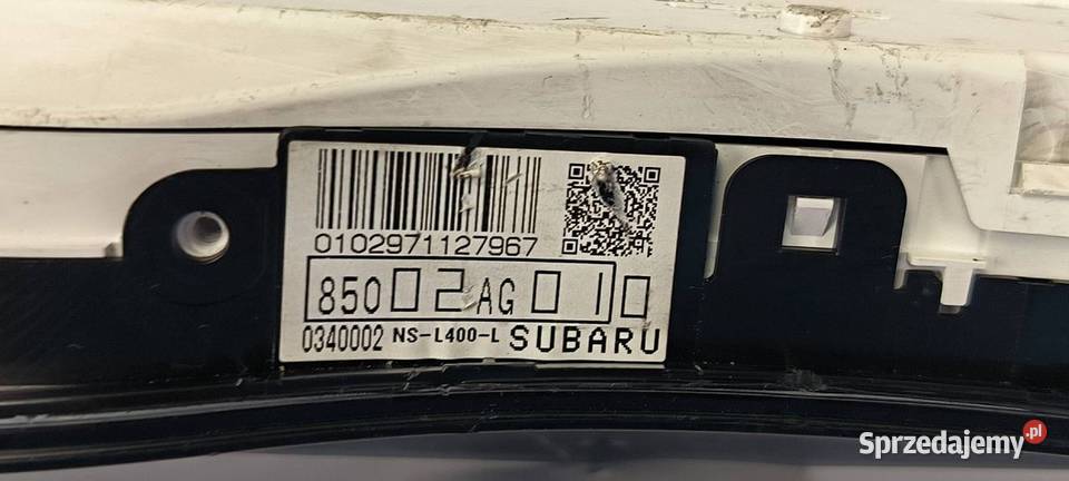 LICZNIK ZEGAR SUBARU LEGACY 85002AG01 Pozostałe Lipno