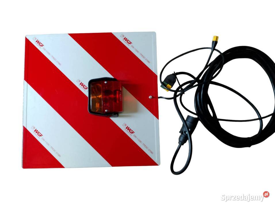 Oświetlenie z tablicą ostrzegawczą 20743792 Tyczyn sprzedam