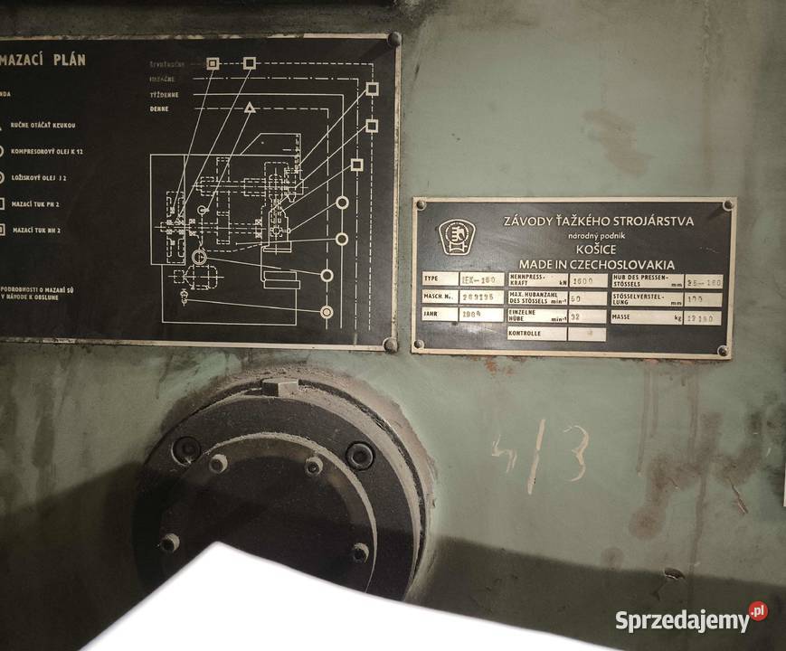 Prasa mimośrodowa Lek 160 kujawsko-pomorskie