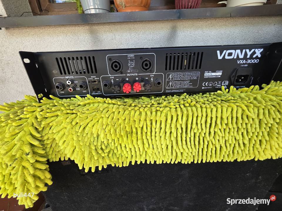 końcówka mocy vonyx vxa3000 2x1500w Chełm Śląski sprzedam