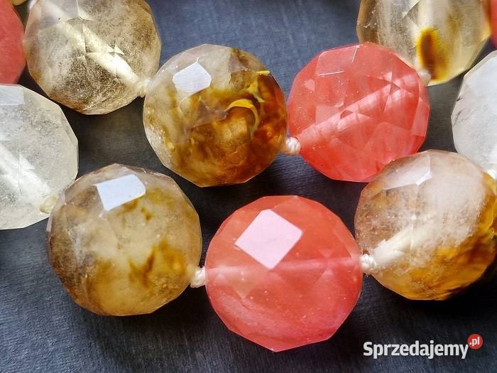 BRAZYLIJSKI KWARC Z RUTYLEM NASZYJNIK ETNO ART Częstochowa