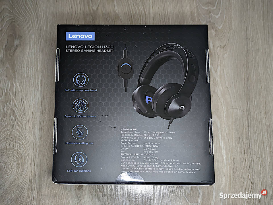 Lenovo Legion H300 NOWE Słuchawki Gamingowe