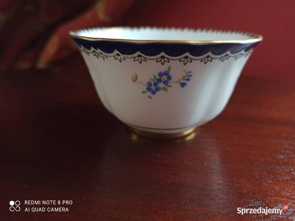 Filiżanka z talerzykiem deserowym Tuscan England Porcelana i szkło Gdańsk