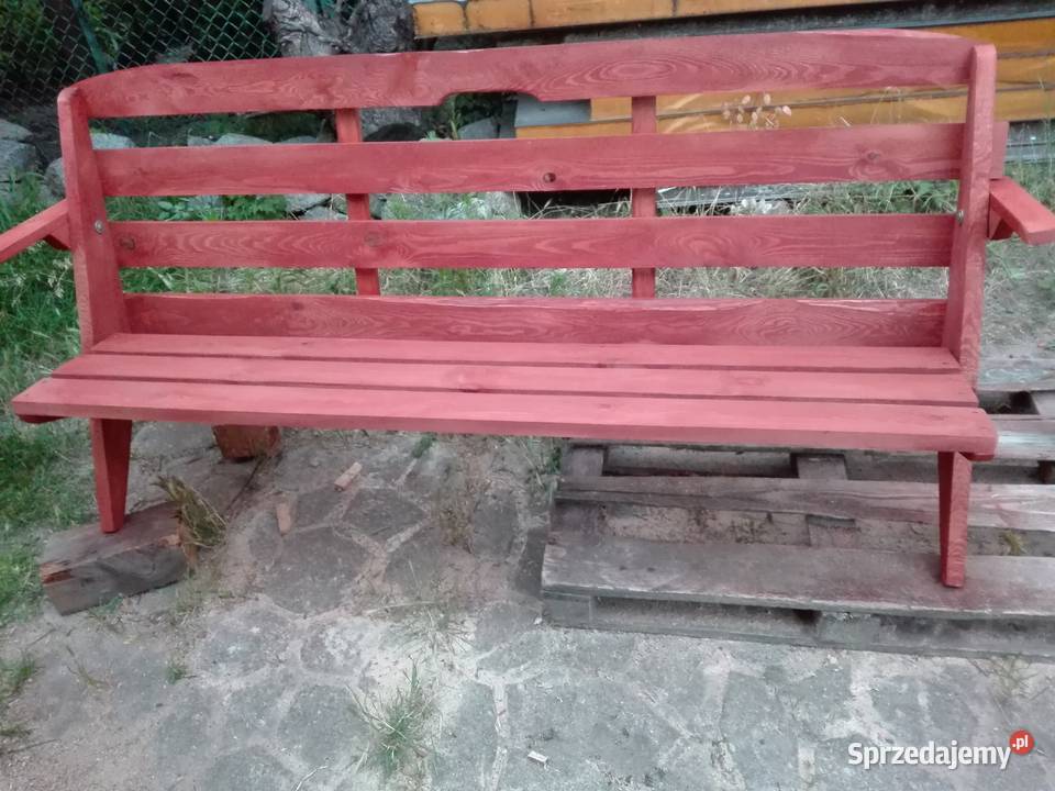 Meble ogrodowe tarasowe NOWE impregnowane drewno wielokolorowy wielkopolskie Gniezno