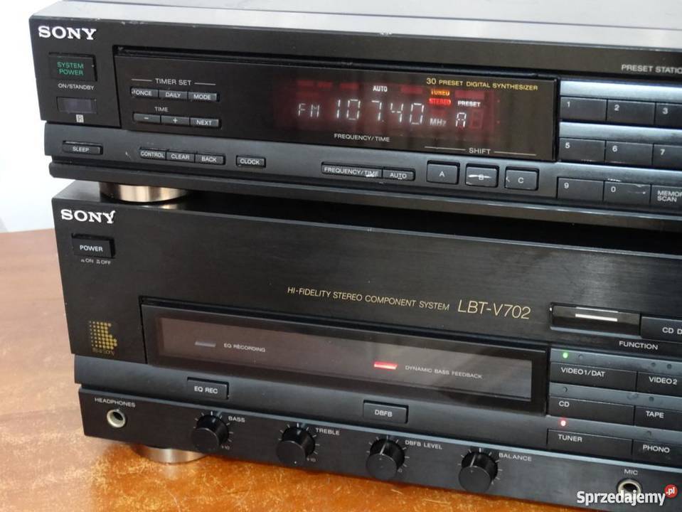 Wzmacniacz z radiem Sony LBT702 mocny i Jasło