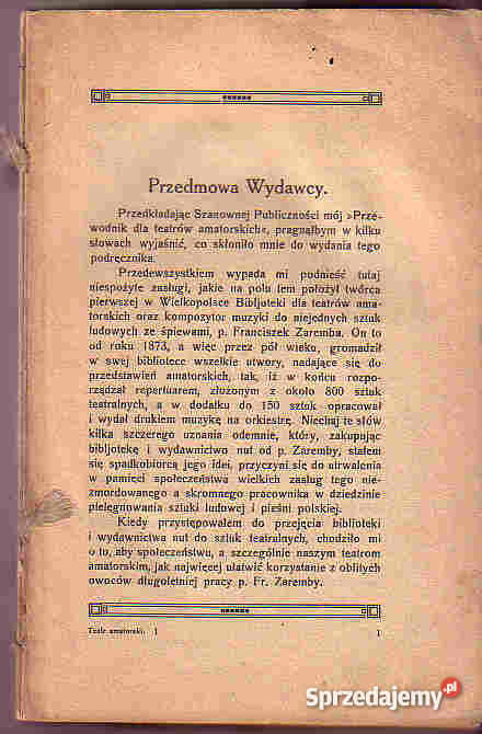 622 PRZEWODNIK TEATRÓW AMATORSKICH ST PEŁCZYŃSKI Czyrna sprzedam