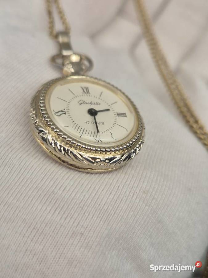 Damski zegarek naszyjnikwisiorek Glashutte Chorzów