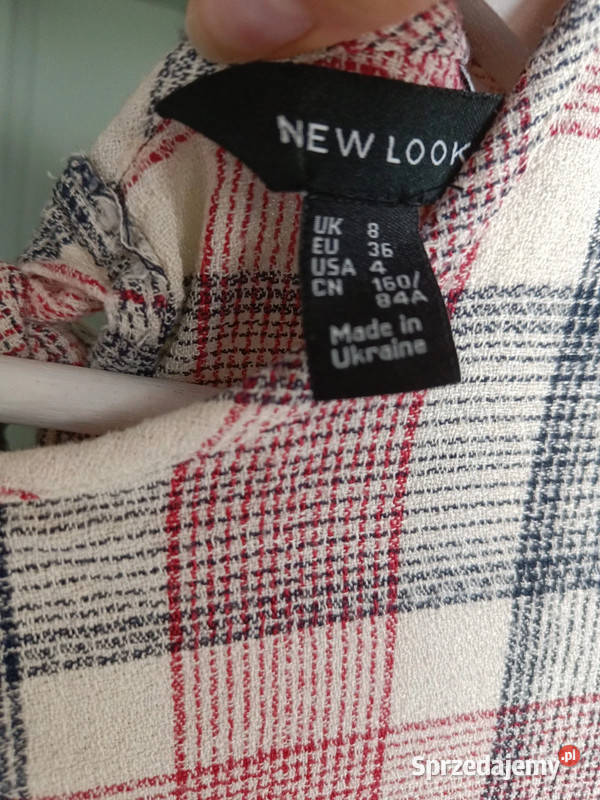 Wiskozowa sukienka w kratę Look r XS S Oborniki