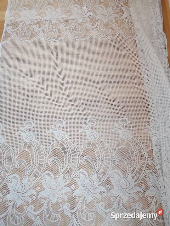 Firanka biała na przelotkach 165x296Gotowa do Łódź