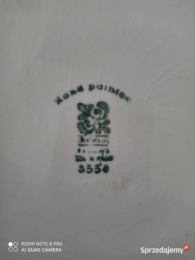 Włocławek duży talerz patera Łódź