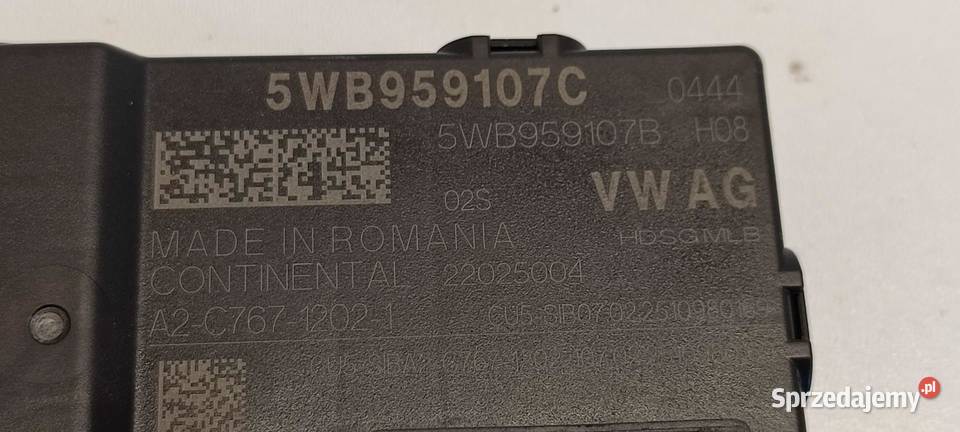 VW TAYRON MODUŁ KLAPY BAGAŻNIKA 5WB959107C