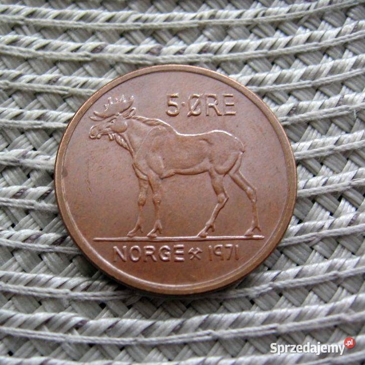 Norwegia 5 Ore 1971r Kalisz