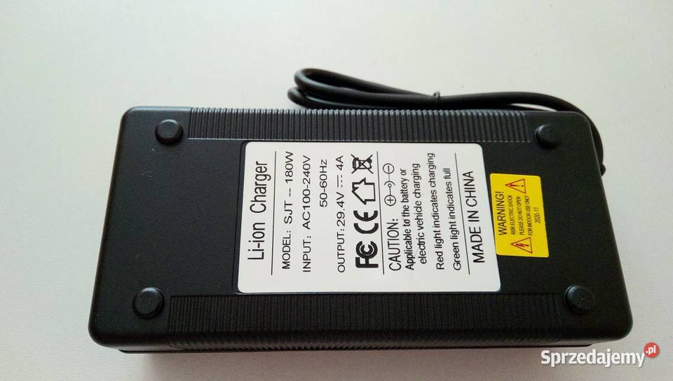 Ładowarka liion 294v 4A 7s wentylator hulajnoga mazowieckie Warszawa sprzedam