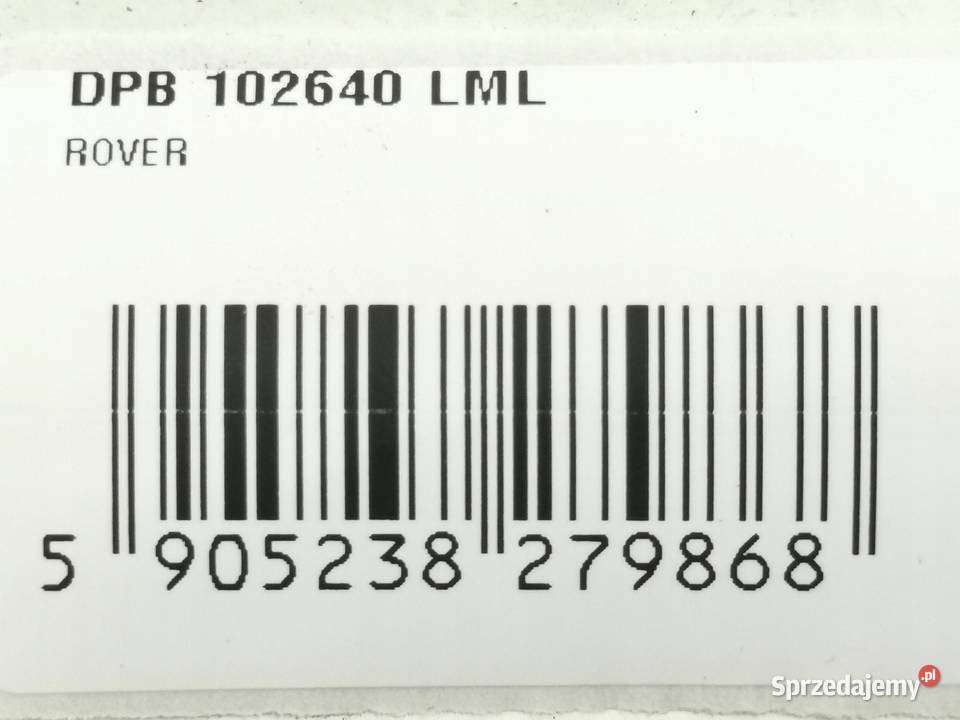 ZDERZAK MG ROVER NOWY ORYGINAŁ DPB102640LML lubelskie